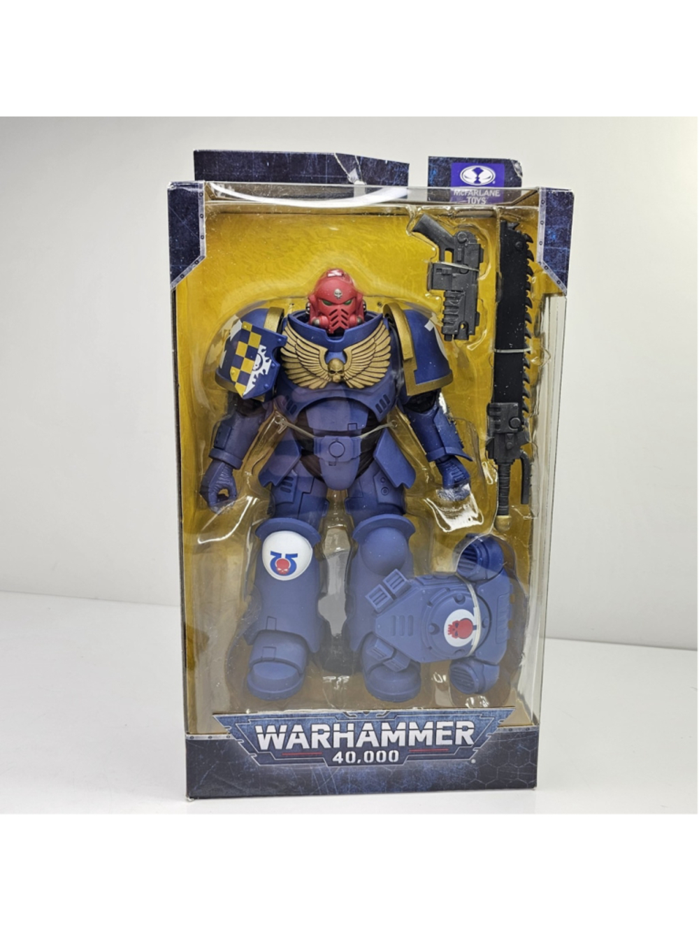 SEALED Mcfarlane Warhammer 40k Space Marine Primaris Assault Intercessor